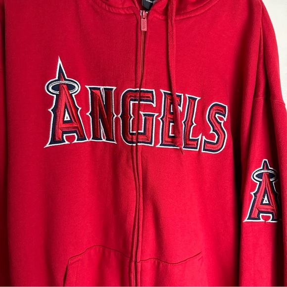 Anaheim Angels Stitches Jacket Size XL - Picture 2 of 7